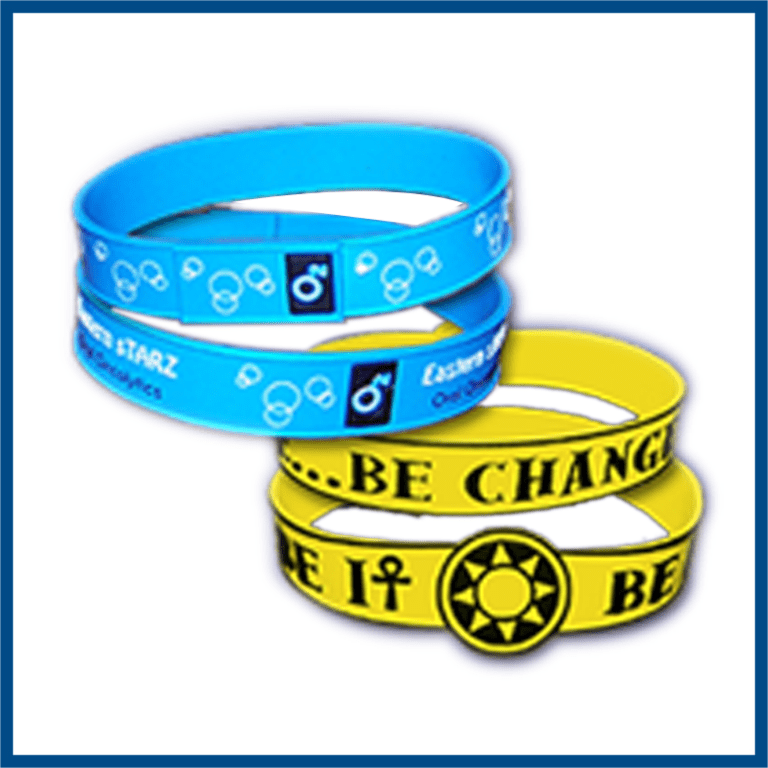 Custom Rubber Wristbands by FlexSystems