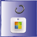 4CP Two sided Mircosoft zip pull