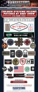 Soldier Systems patches spotted at Shot Show