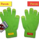PVC label glove decoration